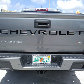 2021-2022 Chevy Colorado Tailgate Letters ABS Plastic