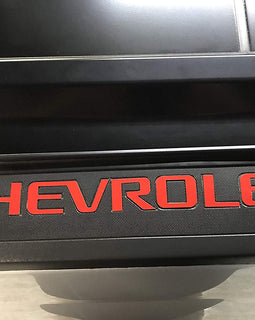 2014-2018 Chevy Silverado Bed Rail Letters ABS Plastic