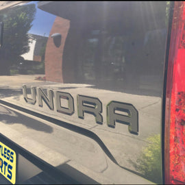 2014-2023 Toyota Tundra Tailgate Letters ABS Plastic