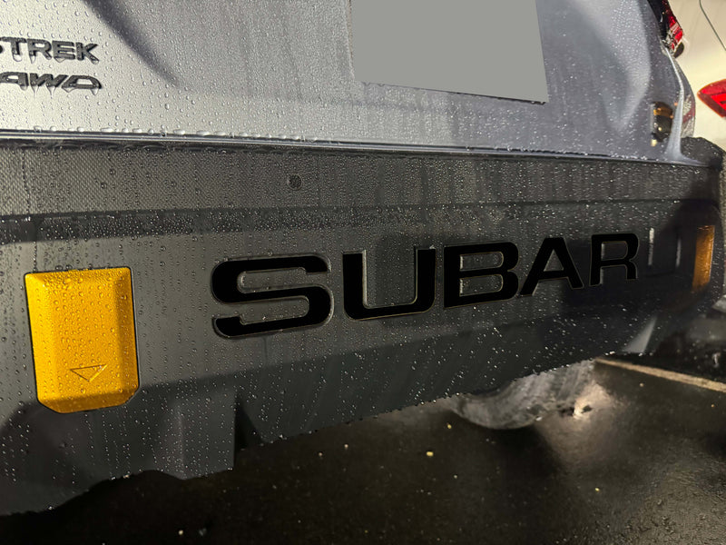 2024 Rear Bumber Lettering Compatible with Subaru Crosstrek Wilderness Edition