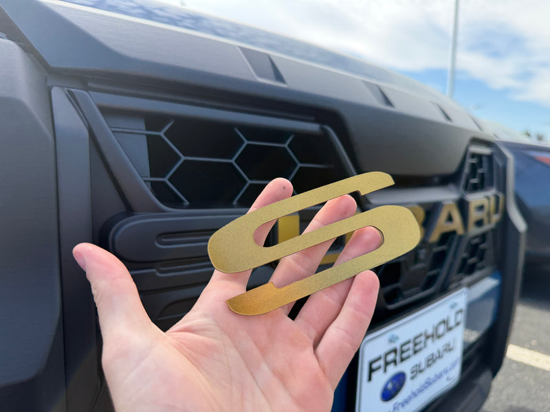 Front Grill Lettering Overlay Compatible with 2026 Subaru Outback Wild ...