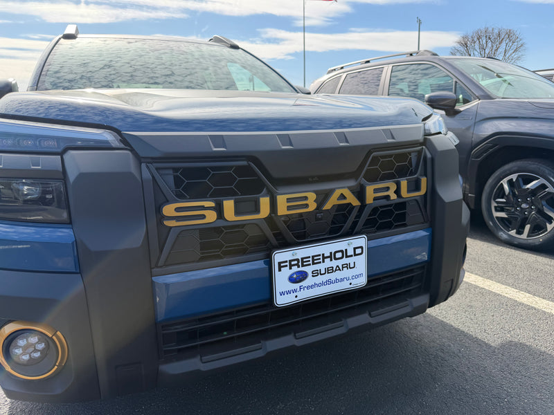Subaru Back Lettering Front Grill Lettering Overlay Compatible with 2026 Subaru Outback Wild ...