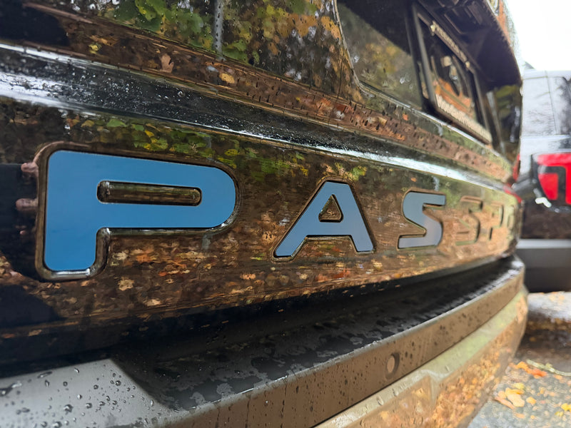 Rear Tailgate Trunk Letter Inserts Compatible with 2026+ Honda Passport | Premium ABS Plastic | Made in the USA