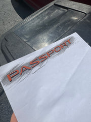 Dashboard Radio Inserts Compatible with 2026+ Honda Passport | Premium ABS Plastic | Made in the USA