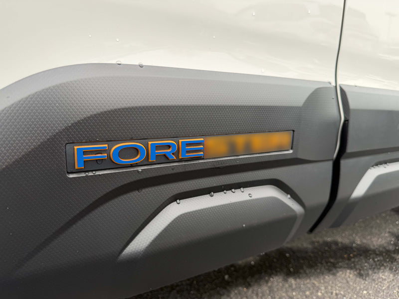 Door Emblem Overlay Lettering Compatible with 2026 Subaru Forester Wilderness Edition| Premium ABS Plastic | Made in the USA