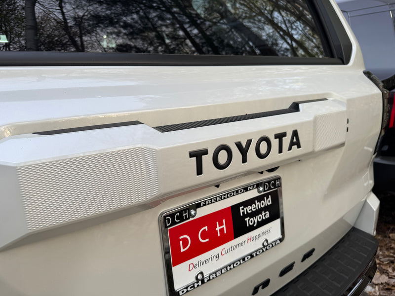 Rear Tailgate Trunk Handle Letter Inserts Compatible with 2025+ Totota 4Runner | Premium ABS Plastic | Made in the USA
