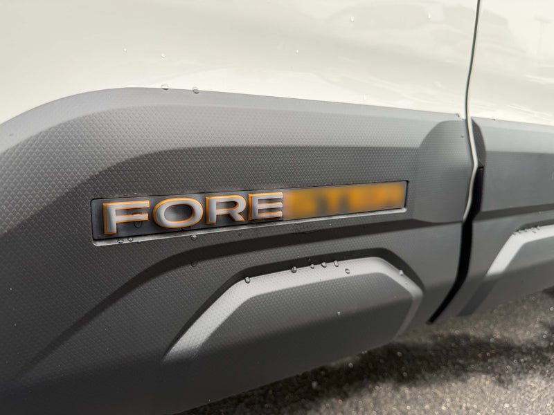 Door Emblem Overlay Lettering Compatible with 2026 Subaru Forester Wilderness Edition| Premium ABS Plastic | Made in the USA