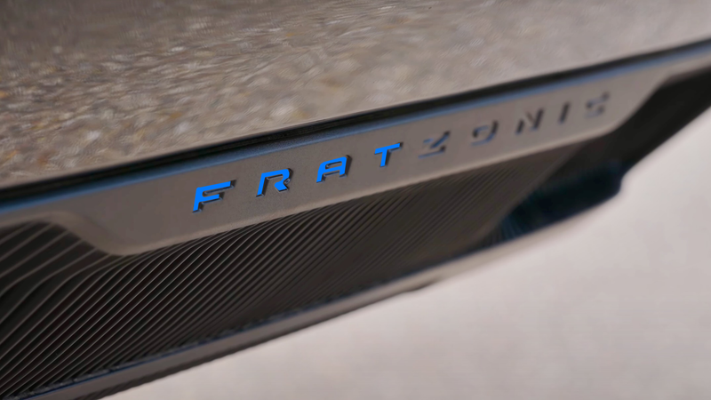Rear Bumper Diffuser Letter Fratzonic Inserts Compatible with 2025+ Dodge Charger Daytona RT and Scatpack| Premium ABS Plastic | Made in the USA