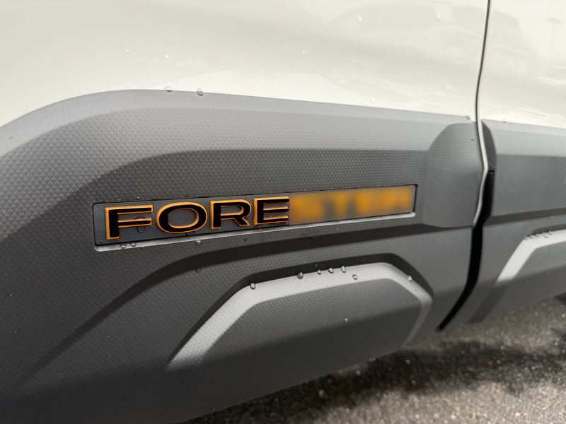 Door Emblem Overlay Lettering Compatible with 2026 Subaru Forester Wilderness Edition| Premium ABS Plastic | Made in the USA