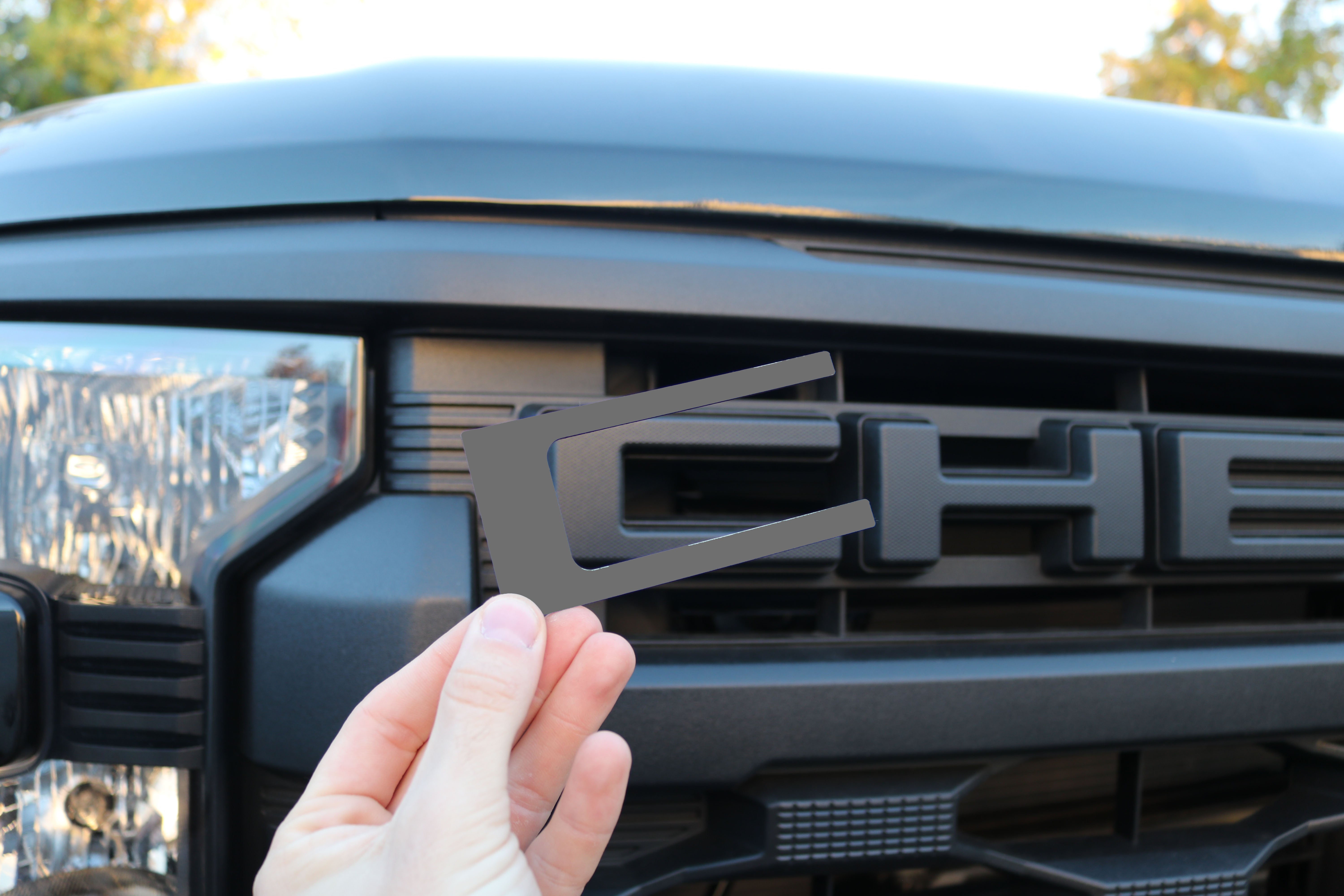 Grill Lettering Colors Custom Front Grill Letters Compatible with 2022-2025 Chevrolet Silvera ...