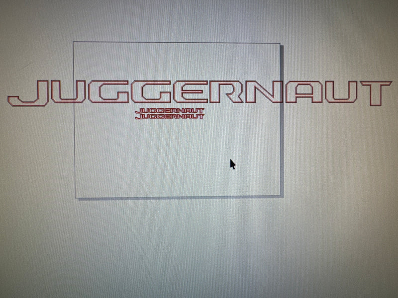 Custom Jeep Juggernaut Tailgate Badge Only