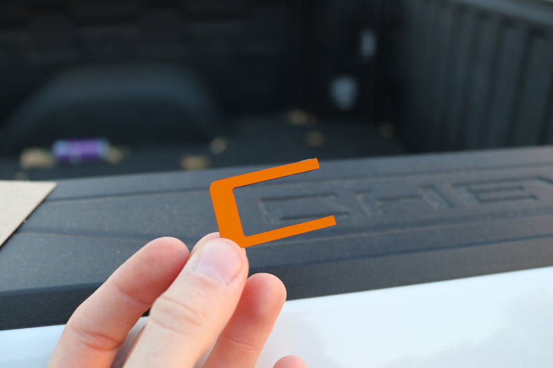 Bed Rail Letters Compatible with 2019-2025 Chevy Silverado | Premium ABS Plastic | Made in the USA