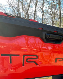 Rear Tailgate Letter Inserts ABS Plastic Compatible with 2022-2024 Toyota Tundra TRD Pro