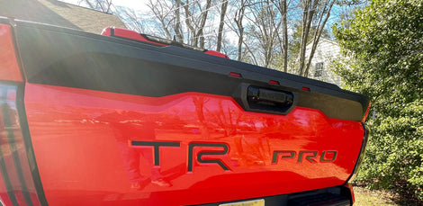 Rear Tailgate Letter Inserts ABS Plastic Compatible with 2022-2024 Toyota Tundra TRD Pro