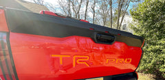 Rear Tailgate Letter Inserts ABS Plastic Compatible with 2022-2024 Toyota Tundra TRD Pro