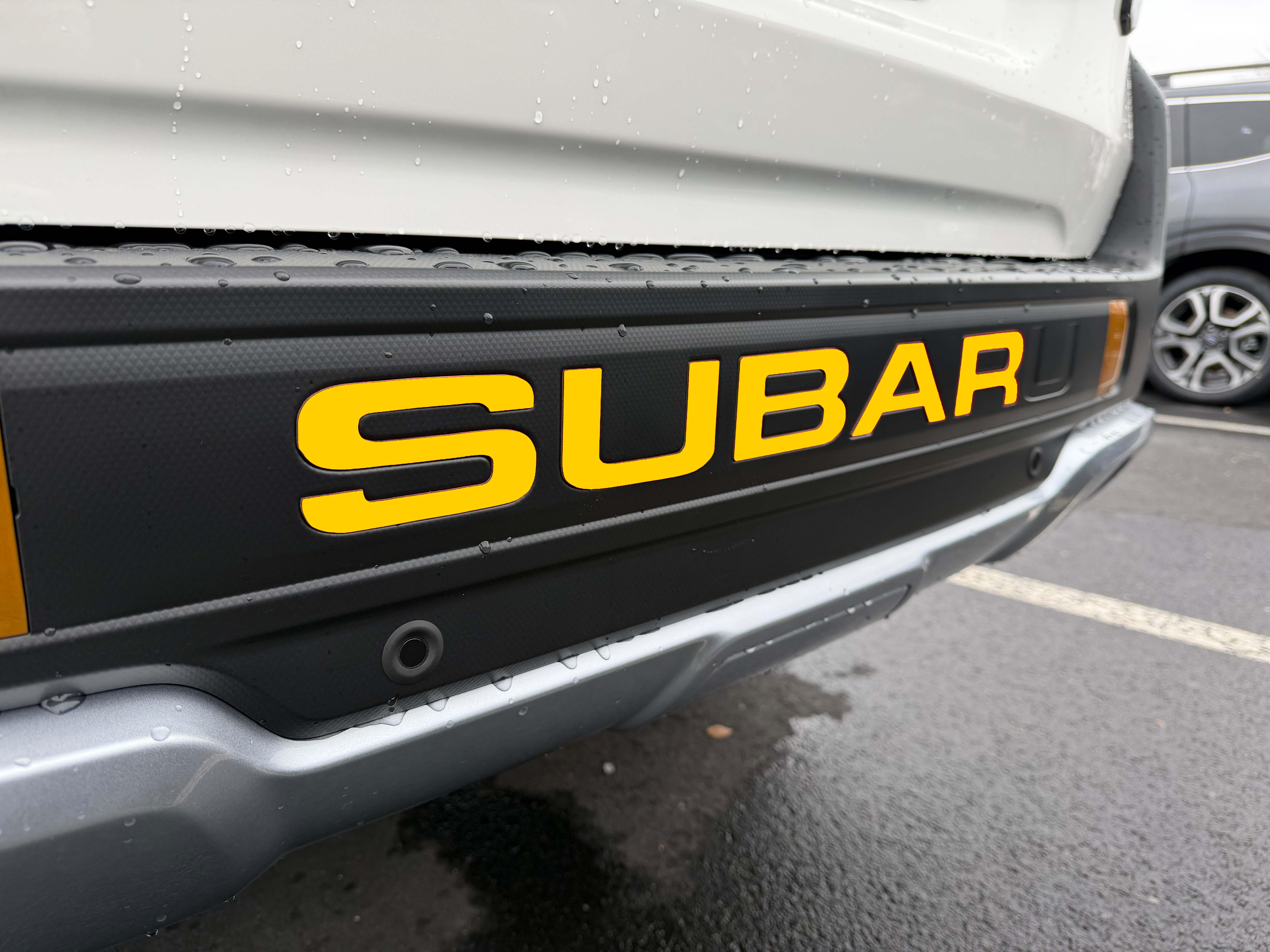 Subaru Back Lettering Rear Bumper Lettering Compatible with 2026 Subaru Forester Wilderness ...