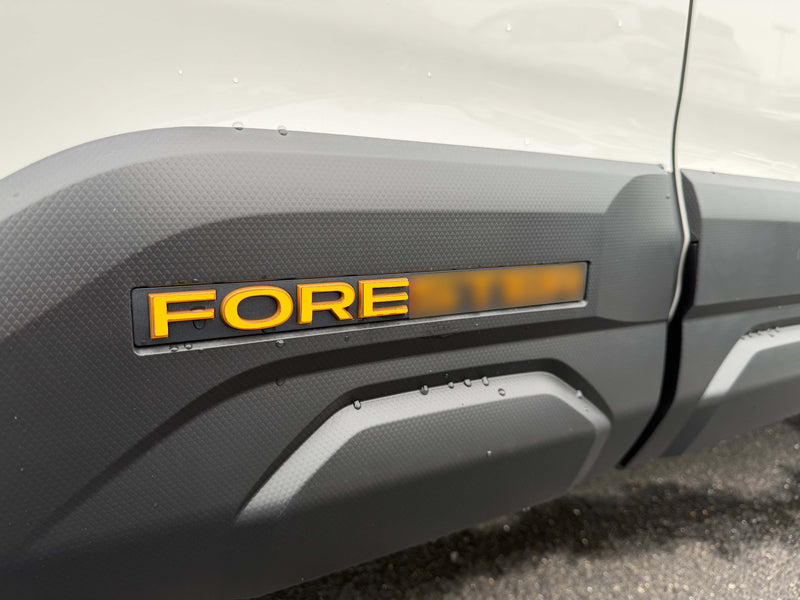 Door Emblem Overlay Lettering Compatible with 2026 Subaru Forester Wilderness Edition| Premium ABS Plastic | Made in the USA