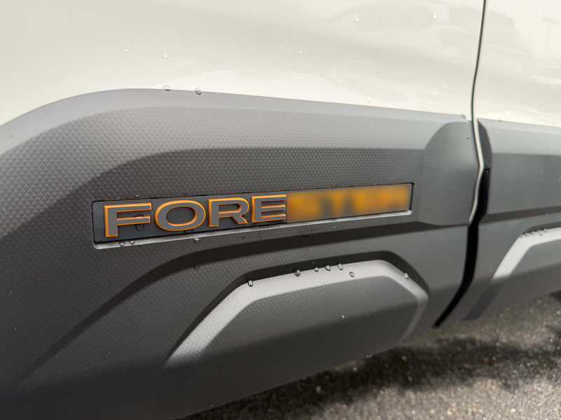 Door Emblem Overlay Lettering Compatible with 2026 Subaru Forester Wilderness Edition| Premium ABS Plastic | Made in the USA