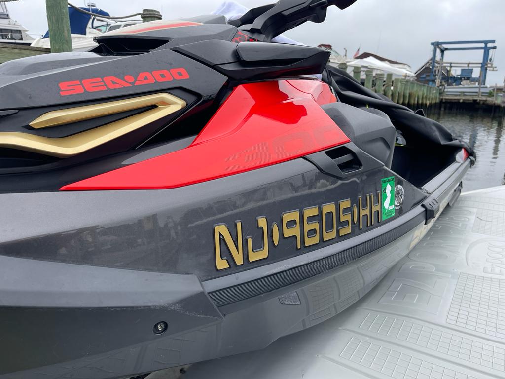 thumbnail image 2 of American Flag Boat Registration Numbers Decal Set For PWC / Jet Ski (Vinyl) 2 of 6