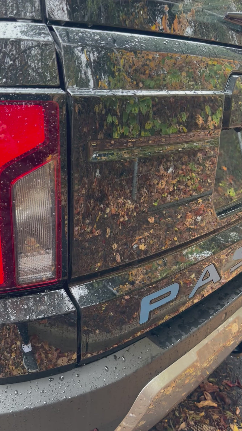 Rear Tailgate Trunk Letter Inserts Compatible with 2026+ Honda Passport | Premium ABS Plastic | Made in the USA