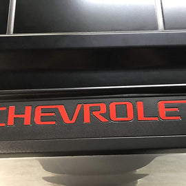 2014-2018 Chevy Silverado Bed Rail Letters ABS Plastic