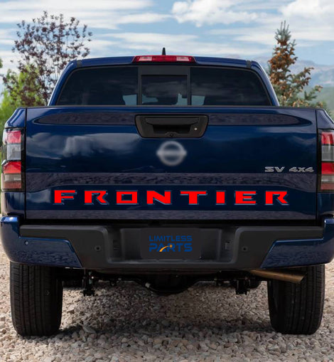 Frontier Letters 2022 Nissan Frontier Tailgate Letter Inserts 1/16