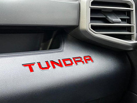 2022 Toyota Tundra Dashboard Letter Inserts 1/16