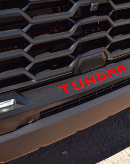 2022 Toyota Tundra Front Grill Letter Inserts 1/16" ABS Plastic