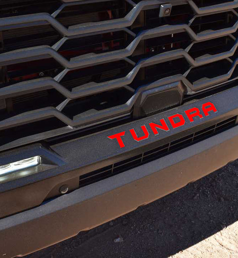 2022 Toyota Tundra Front Grill Letter Inserts 1/16