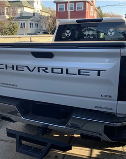 2019-2021 Chevy Silverado Tailgate Letters ABS Plastic