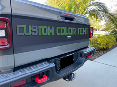 3D Custom Tailgate Lettering Badge Kit for 2020-2023 Gladiator