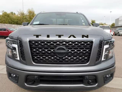 2016-2019 Nissan Titan Front Grill Letters ABS Plastic