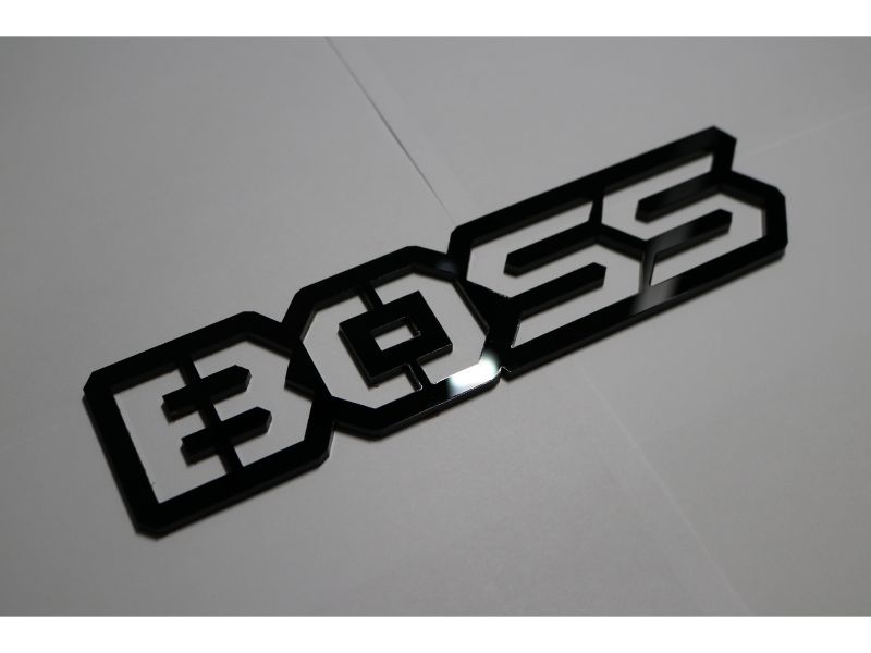 Silverado "BOSS" Emblem Badge