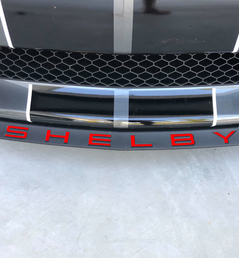 2015-2018 Mustang GT350 Lower Lip Letters Front Splitter