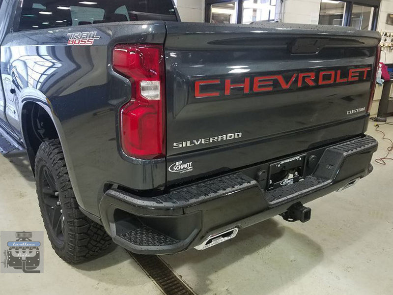 thumbnail image 2 of Chrome Tailgate Letters Insert For 2019-2024 Chevy Silverado – ABS Plastic 2 of 6