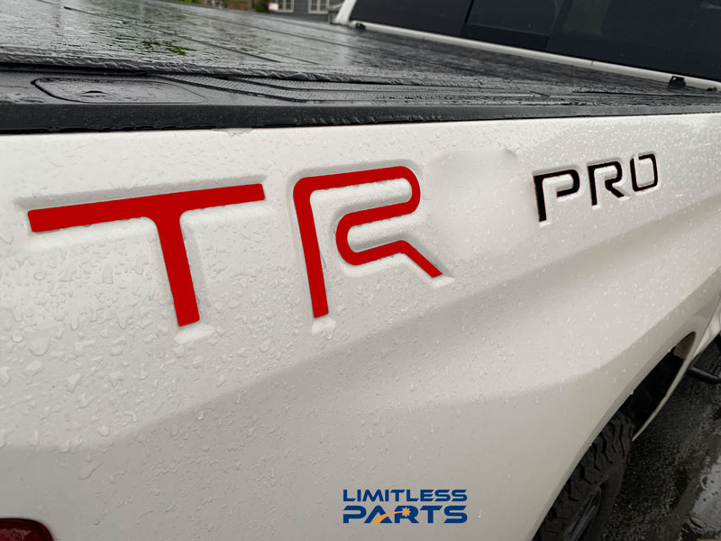 2014-2021 Toyota Tundra TRD Pro Bed Side Letters ABS Plastic