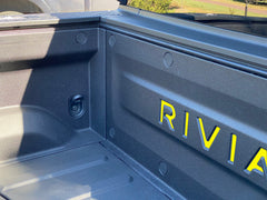 2022-2023+ Compatible with Rivian R1T Inner Tailgate Bed Letter Inserts