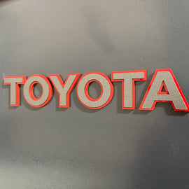 Toyota Custom Dashboard Emblem Badge