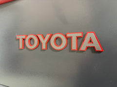 Toyota Custom Dashboard Emblem Badge